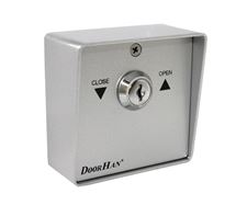 Выключатель металлический SWM кнопка-ключ для рольставен (DOORHAN)